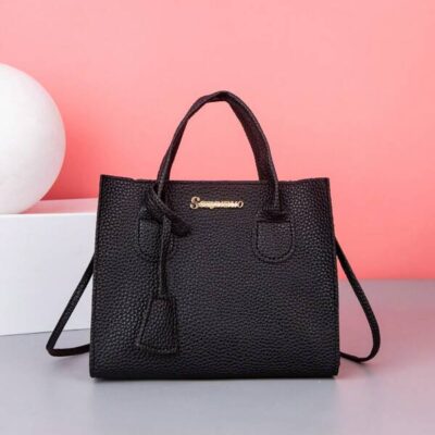 New Small Square Bag, Lychee Handbag, Cross-Body Bag For Women, Women's Bag, Light Blue Bag