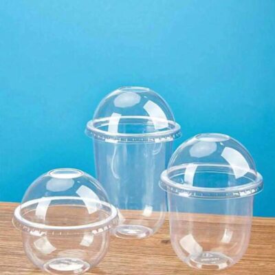40/30/20/10pcs U-Shaped Bobo Cake Cups With Lids, Transparent Plastic Dessert Cups For Layered Mousse And Cake, Heat-Resistant, Ideal For Home Picnics, Weddings, Gatherings, Christmas, Birthdays, Parties, Party Supplies And Tableware Accessories |