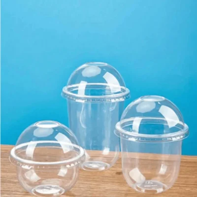 50pcs/20pcs/10pcs/5pcs U-Shaped Transparent Plastic Dessert Cups With Lids (Lids Sold Separately) - Heat-Resistant Bowls For Layered Mousse, Cakes And Party Treats - Suitable For Weddings, Birthdays, Picnics, Christmas And Gatherings