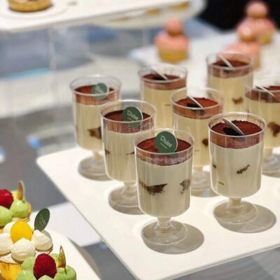 20pcs 40pcs Mini Dessert Cups, 3.5oz Plastic Pudding Cups, Disposable Shot Drink Glasses, Party Wedding Drinking Dessert Ice Cream Appetizer Cups, For Home Kitchen Restaurant Picnic Wedding Party, Party Supplies, Tableware Accessories