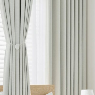Golden Homee Elegant Linen Blackout Curtain, Noise-reducing 1 Piece Pack