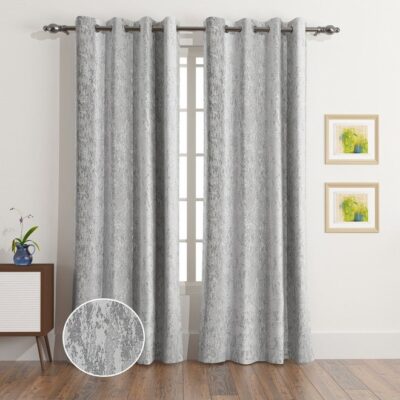 Home Box Travor Ocena 2-Piece Jacquard Extra Long Curtain Set 140 x 300 cm