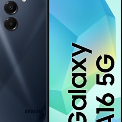 Samsung Galaxy A16 5G, Android Smartphone, Dual SIM Mobile Phone, 8GB RAM, 256 GB Storage, Blue Black (UAE Version)