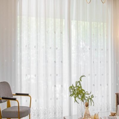 Golden Homee Sheer Curtains For Living Room 1 Piece