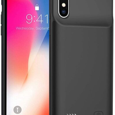 Battery Case for iPhone X/Xs, 4000mAh Portable Protective Charging Case Extended Rechargeable Battery Pack Charger Case Compatible with iPhone X/XS (5.8 inch)