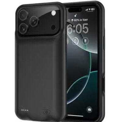 Portable Charger Case for iPhone 17 Pro Max -- 7000mAh Slim Magnetic Battery Pack with MagSafe Wireless Charging, LED Battery Indicators, Shockproof TPU Power Bank Cover, Fast Charging Case for Travel & Daily Use