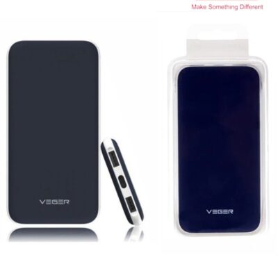 VEGER 25000 mAh Power Bank 92.5 Watt, Stay Charged On-The-Go Power Bank in Sleek Black Finish