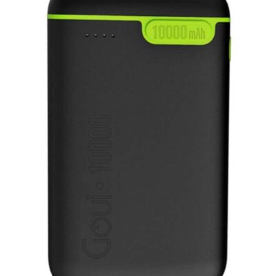 Goui 10000 mAh 10000 mAh Kigo Power Bank Portable Charger – Simultaneous Charging for Smartphones, Tablets, Gaming Devices, Bluetooth & More – Compact, Travel-Friendly Design for On-the-Go Power Anywhere - Black Black