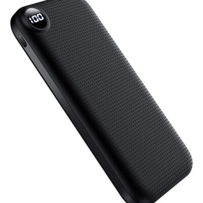 10000mAh Fast Charging Power Bank, Slim and Lightweight with LED Display, 15W High-Speed External Battery for iPhone 16, 15, 14, Samsung S25, S24, S23, Pixel, iPad and More, Travel Friendly, Black