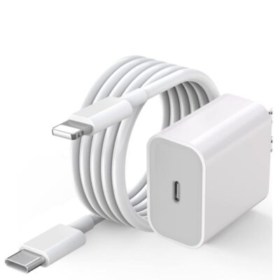 20W USB C Power Adapter with USB Type C Cable Compatible for iPhone Charger 13, 12, 11, X Series and Later (Charger)