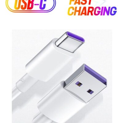 JAJEEK usb tpye c cable,Fast Charger Type c 1m,Compatible for Oppo/Huawei/Mi/Readmi/Vivo/Samsung/Realme (White, 1m.)