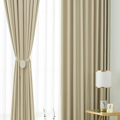 Golden Homee Bedroom Curtain 1 Piece Room Darkness Blackout Curtain