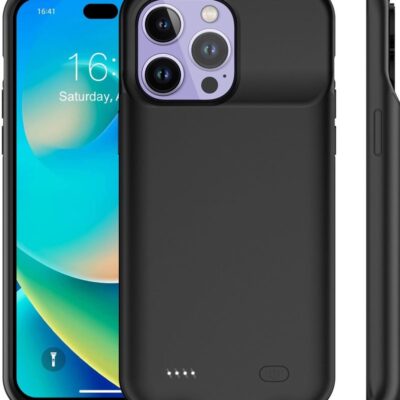 8500mAh Battery Case Cover Rechargeable Extended Power Bank Wireless for IPhone 15 Pro Max