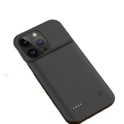 GULFLINK Wireless Protective Charging Case Cover For iphone 14 promax 6800mah Black