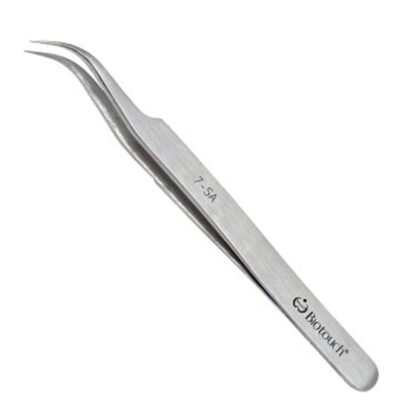 Biotouch Curved Tip Tweezer Silver