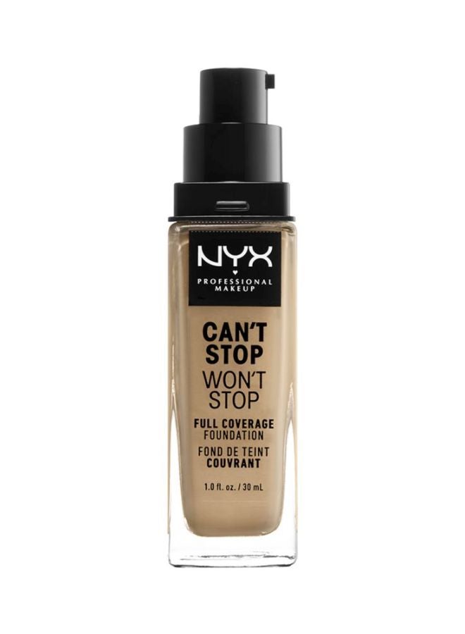 NYX PROFESSIONAL MAKEUP Can't Stop Won't Stop Full Coverage Foundation Beige - Image 2