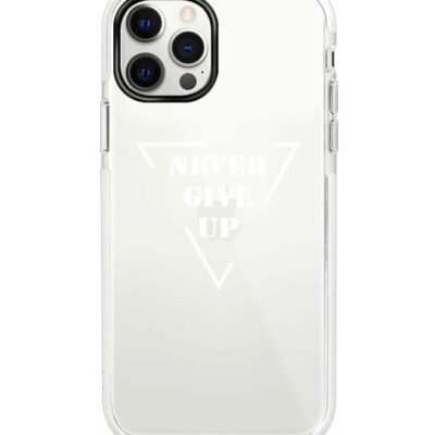 Stylizedd Protective Case Cover For Apple iPhone 12 Pro/12 Never Give Up
