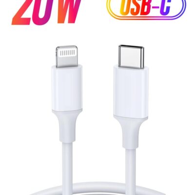 TecV iPhone Charger Cable [MFi Certified] USB C to Lightning Cable Fast Charging Power Delivery PD 20W iPhone Cable for iPhone 14/14 Pro/14 Plus/14 Pro Max, iPad Pro, iPhone 8-13 All Series