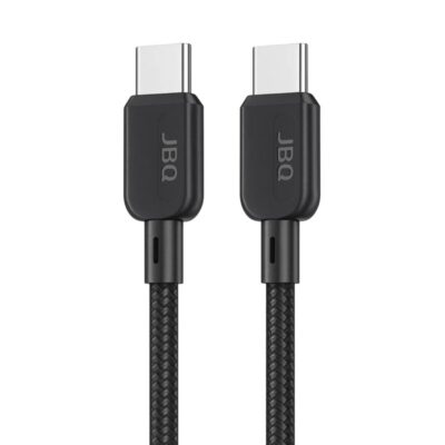 JBQ JBQ 60W USB C to USB C Fast Charging Cable 1.5M, Braided Nylon Type-C Cord for Laptops, Phones, Tablets, PD 3.0 Quick Charge& Data Sync, Durable and Tangle Free