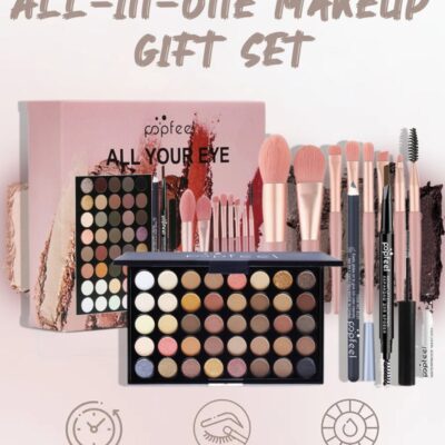 popfeel All-in-one Holiday Makeup Gift Set | Makeup Kit For Women Full Kit Multipurpose Essential Starter Bundle | Full Kit Makeup Must-have Starter Kit Suitable For Beginners And Professionals-12 Pcs