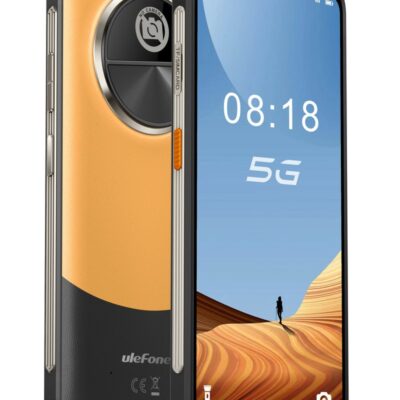 Ulefone No Camera Mobile Octa-core Android 13 Umbra Orange RAM 12GB ROM 512GB 5G Smartphone