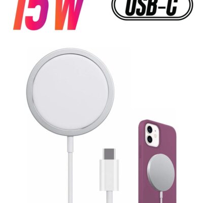 GUDOO MagSafe 15W Wireless iPhone Charger for iPhone 15 Pro Max/15 Pro/15 Plus/15/14/14 Pro Max/13/12/AirPods Pro, Fast Wireless Magnetic Charger