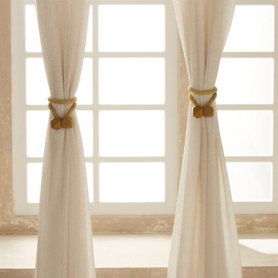 Home Box Dazzle 2-Piece Emily Curtain Tie Back Set