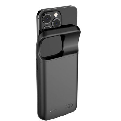 GULFLINK Wireless Protective Charging Case Cover For iphone 14 Pro 4800mah Black