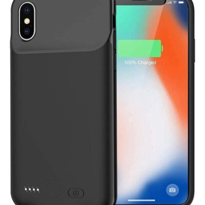 Portable 3200mAh Battery Case for iPhone XS/X/10 - Rechargeable Extended Power Bank Charger Cover
