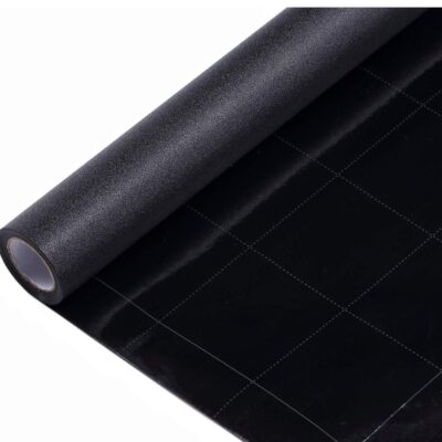 Chielor Static Cling Total Blackout Window Film Privacy Room Darkening Window Tint Black Window Cover 100% Light Blocking No Glue